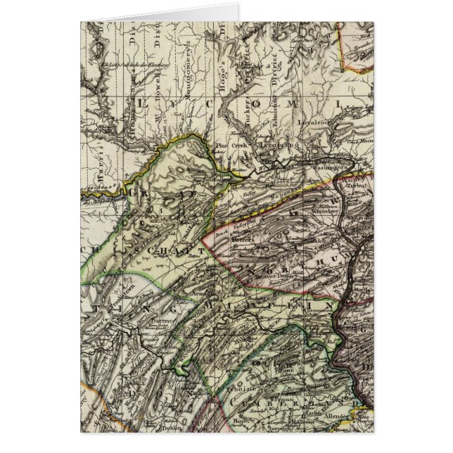 Pennsylvania 12 hälsningskort (Framsidan)