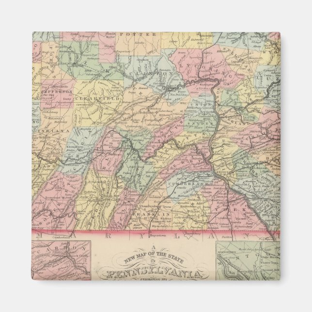 Pennsylvania 12 magnet (Framsidan)