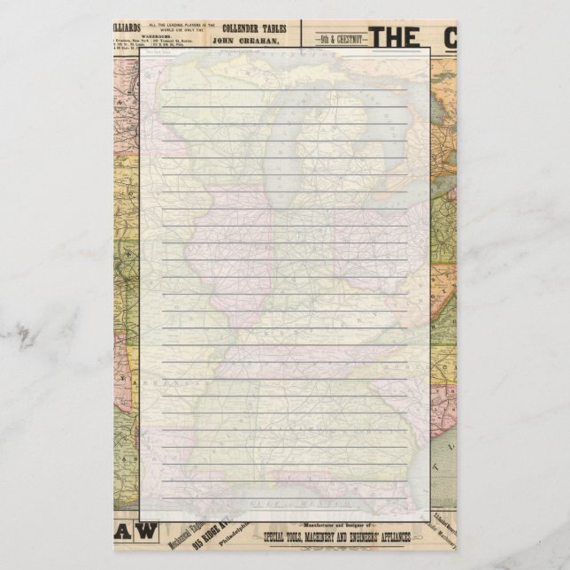 Pennsylvania 6 brevpapper (Framsida)