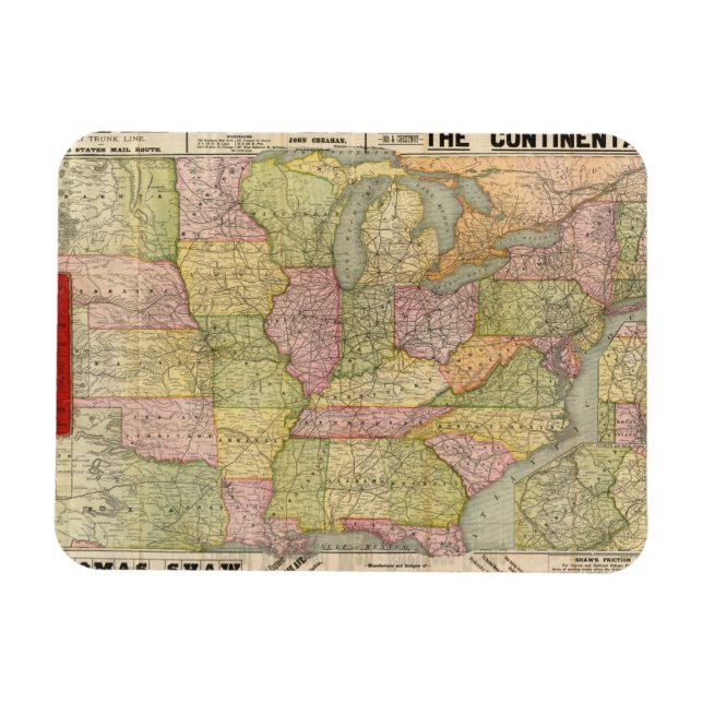 Pennsylvania 6 magnet (Horisontell)