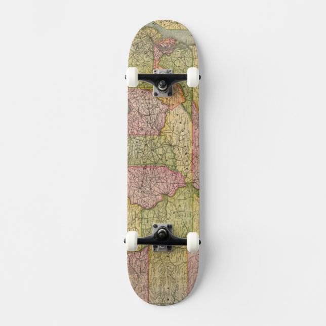 Pennsylvania 6 mini skateboard bräda 18,7 cm (Framsida)