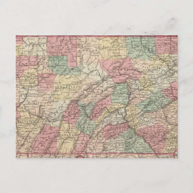 Pennsylvania 6 vykort (Framsida)