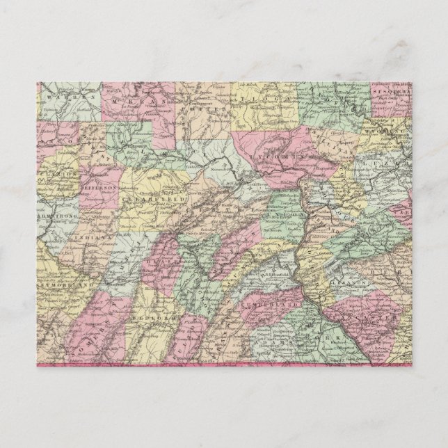 Pennsylvania 7 vykort (Framsida)