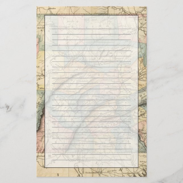 Pennsylvania 8 brevpapper (Framsida)
