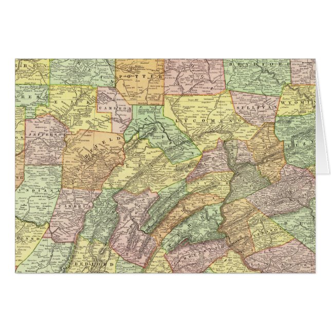 Pennsylvania 8 hälsningskort (Framsidan Horizontal)