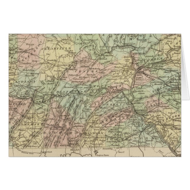 Pennsylvania 9 hälsningskort (Framsidan Horizontal)