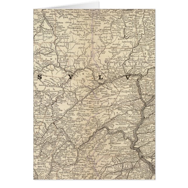 Pennsylvania 9 hälsningskort (Framsidan)