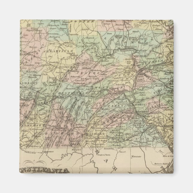 Pennsylvania 9 magnet (Framsidan)