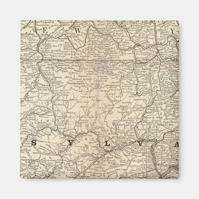 Pennsylvania 9 magnet (Framsidan)