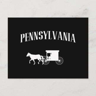 Pennsylvania Amish Carriage Vykort