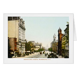 Pennsylvania aveny, Washington D.C. Hälsningskort