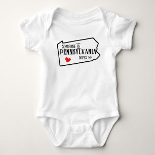 Pennsylvania Baby, någon i Pennsylvania älskar mig T Shirt