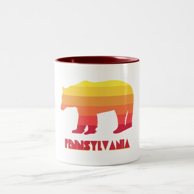 Pennsylvania Bear Två-Tonad Mugg (Center)