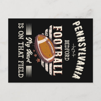 Pennsylvania Bedford American Football Vykort