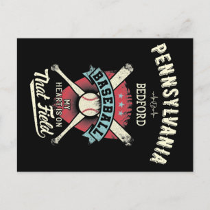 Pennsylvania Bedford Baseball Vykort