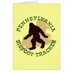 Pennsylvania Bigfoot bogserare Hälsningskort