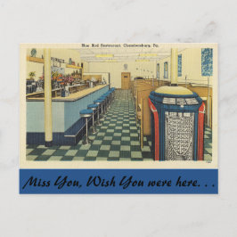 Pennsylvania, Blue Bird Restaurant, Chambersburg Vykort