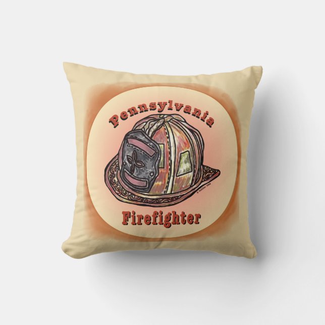 Pennsylvania brandman  kudde (Framsida)