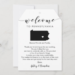 Pennsylvania Bröllop Välkomstanförande Märkre Brev