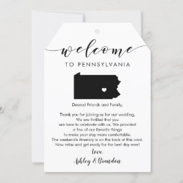 Pennsylvania Bröllop Välkomstanförande Märkre Brev
