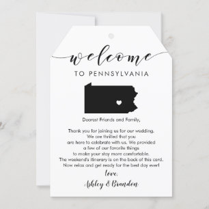 Pennsylvania Bröllop Välkomstanförande Märkre Brev