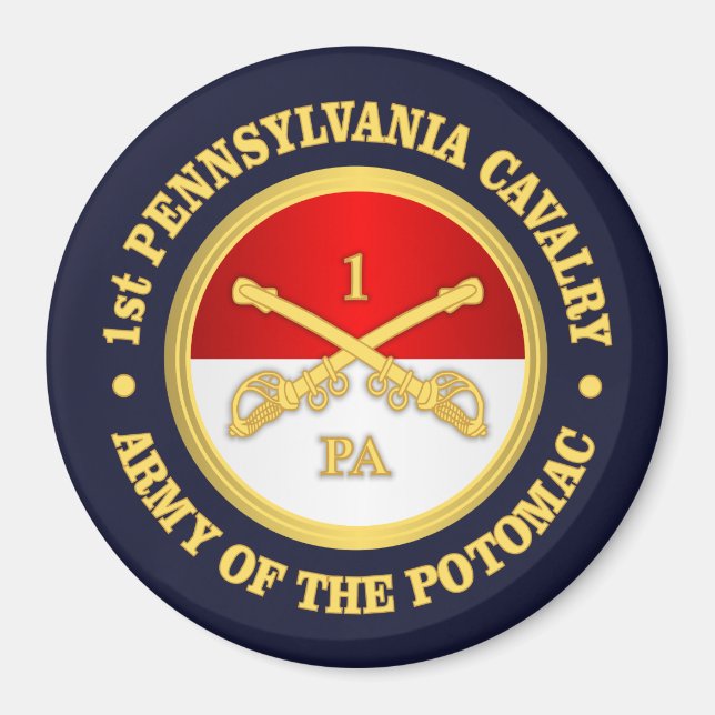 Pennsylvania Cavalry Magnet (Framsidan)
