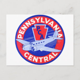 Pennsylvania Central Airlines Vykort
