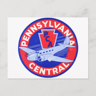 Pennsylvania Central Airlines Vykort
