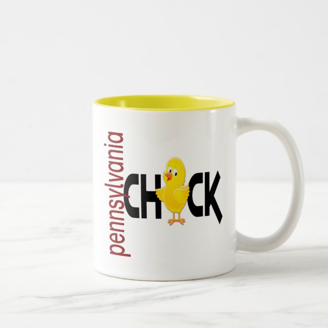 Pennsylvania chick 1 Två-Tonad mugg (Höger)