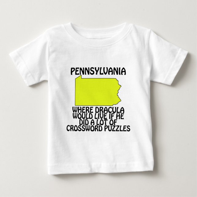 Pennsylvania - Där Dracula skulle bo... T Shirt (Framsida)