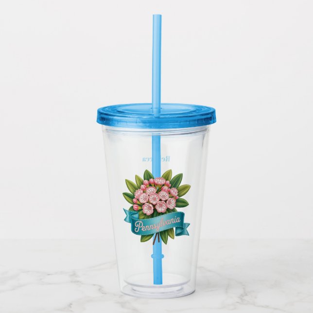Pennsylvania delstat blomma Personlig Take Away Mugg (Framsida)