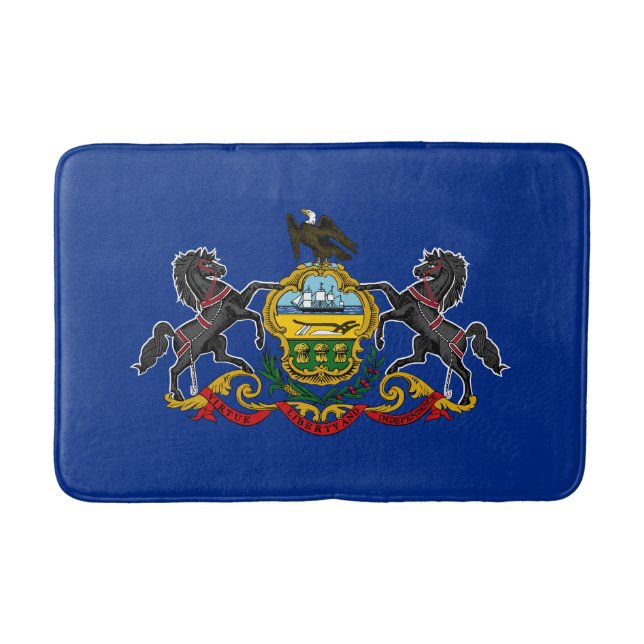 Pennsylvania delstatsflagga badrumsmatta (Framsidan)