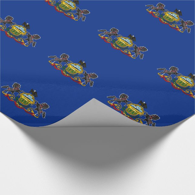 Pennsylvania delstatsflagga presentpapper (Hörn)