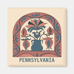 Pennsylvania Dutch Hex Sign, redigera text Magnet