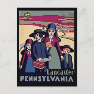 Pennsylvania Dutch, Lancaster, Amish Land Vykort