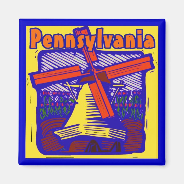 Pennsylvania Dutch Magnet (Framsidan)
