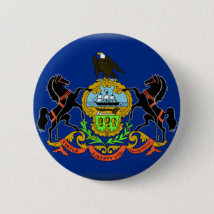 Pennsylvania flagga knapp
