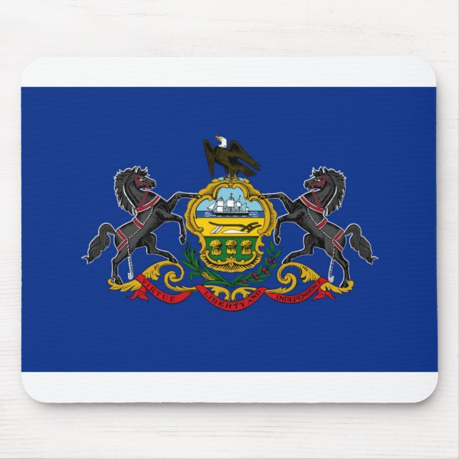 Pennsylvania flagga musmatta (Framsidan)
