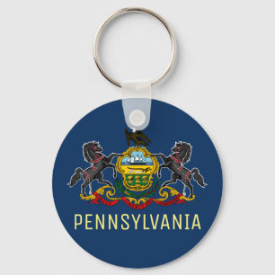 Pennsylvania Flagga Nyckelring