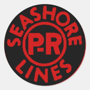 Pennsylvania fodrar den läs- seashoren logotypen runt klistermärke
