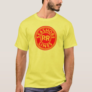 Pennsylvania fodrar den läs- seashoren logotypen t shirt