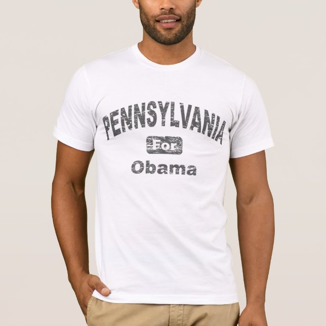 Pennsylvania för Barack Obama Tröja (Framsida)