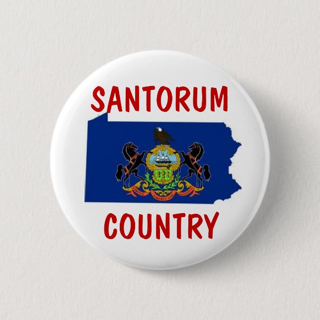 Pennsylvania för Santorum Knapp (Framsida)