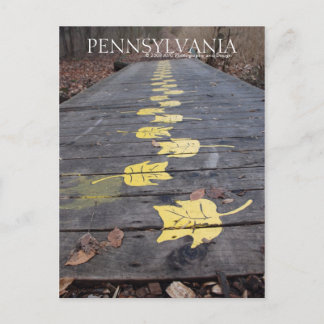 Pennsylvania går genom parkens vykort