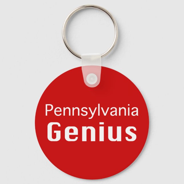 Pennsylvania Genius Gifts Nyckelring (Framsida)