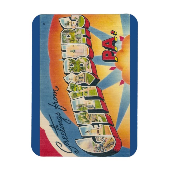 Pennsylvania, Gettysburg Magnet (Vertikal)