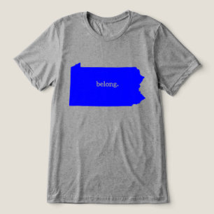 Pennsylvania Home Belong Karta State Pride T Shirt