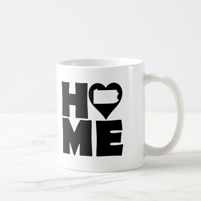 Pennsylvania Home Heart State Mugg eller Resemugg (Höger)