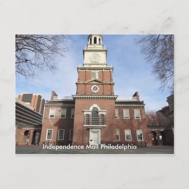 Pennsylvania Independence Mall Philadelphia Vykort (Framsida)