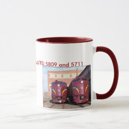 Pennsylvania järnväg E-8a, s (JTFS) 5809 och 5711 Mugg